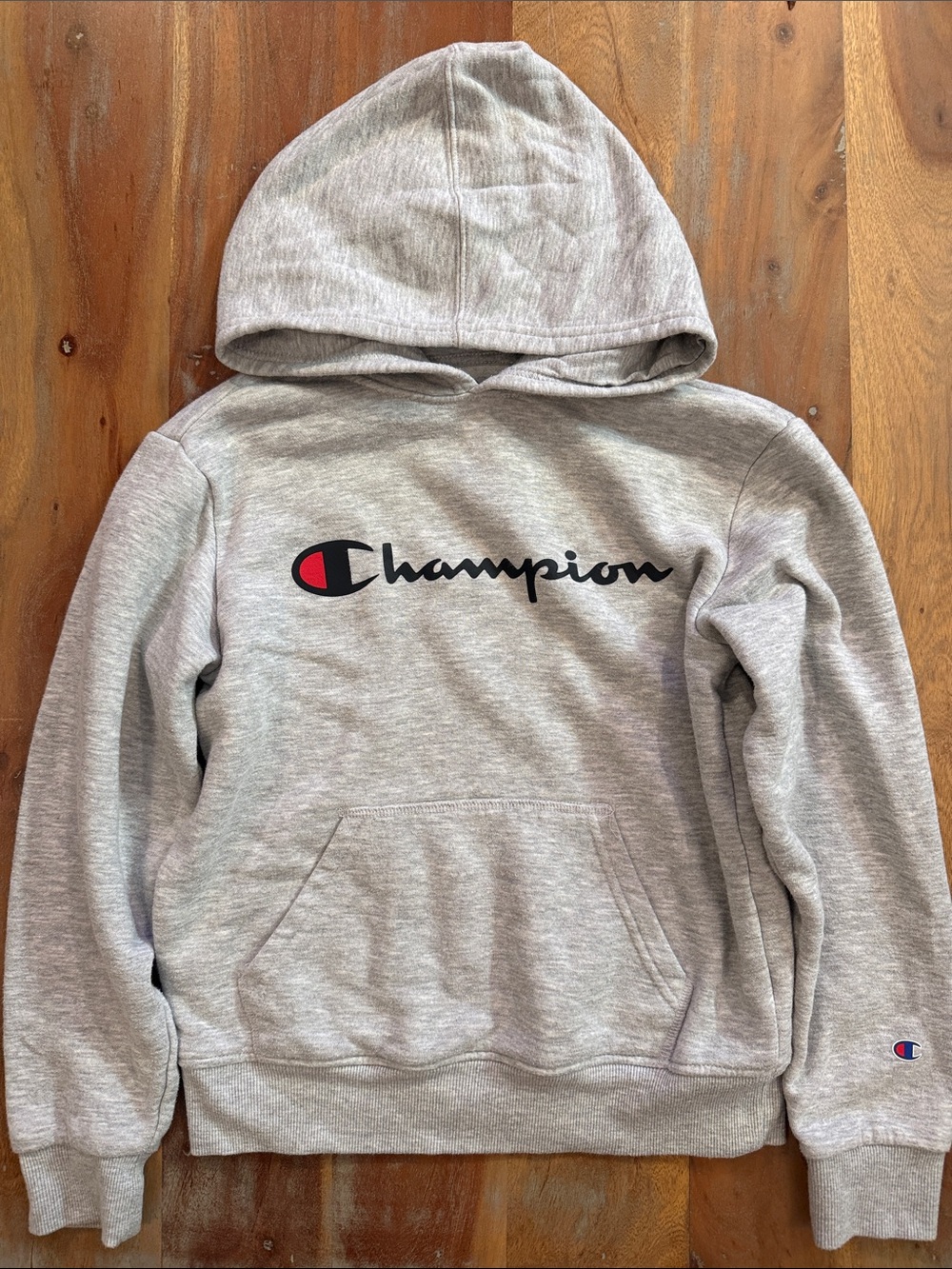 Kids hooded champion sweatshirt size 10/12
